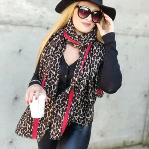 Leopard Print Scarf